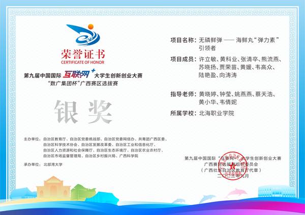 自治区银奖 · 2023互联网+