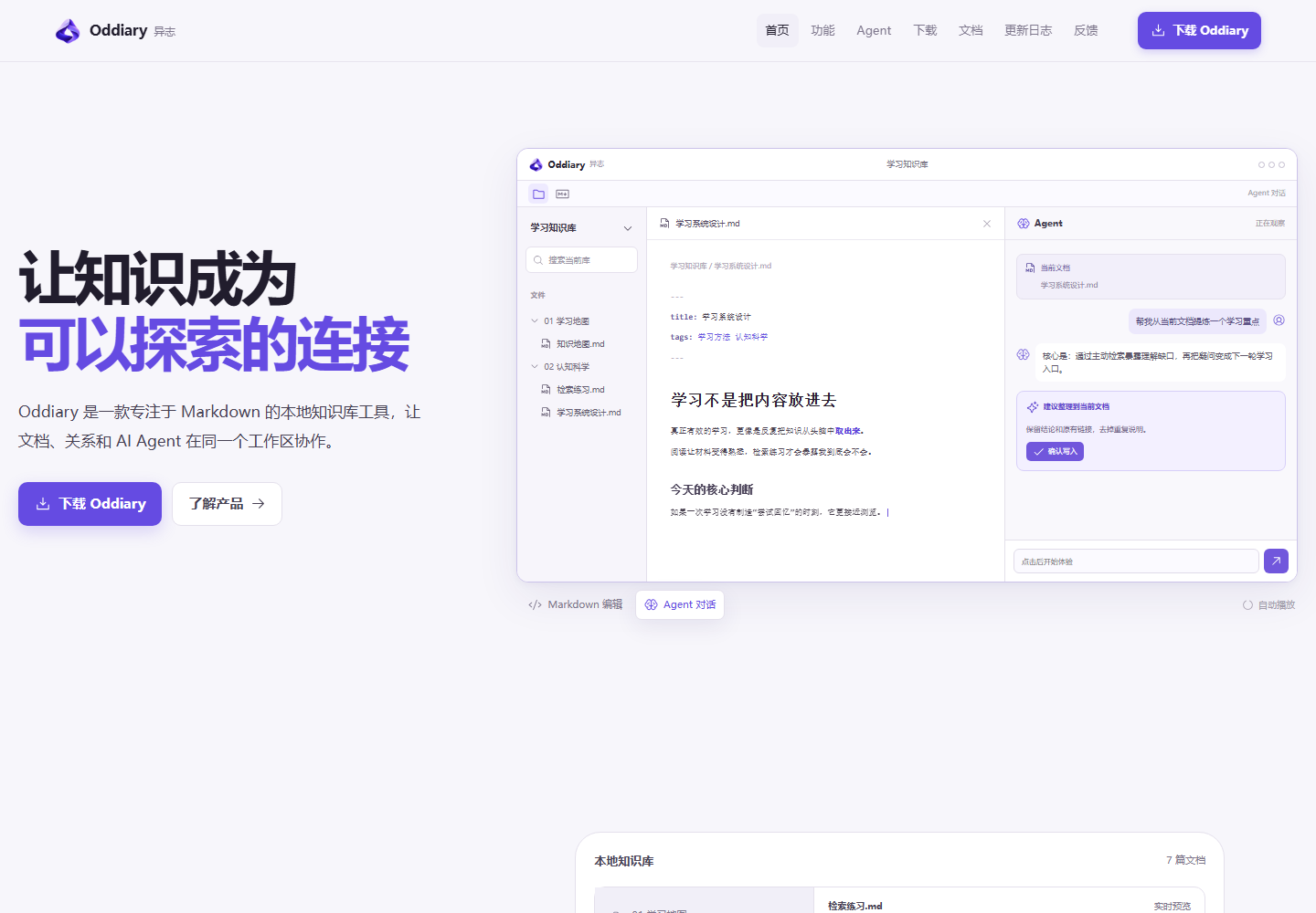 Oddiary 异志项目封面
